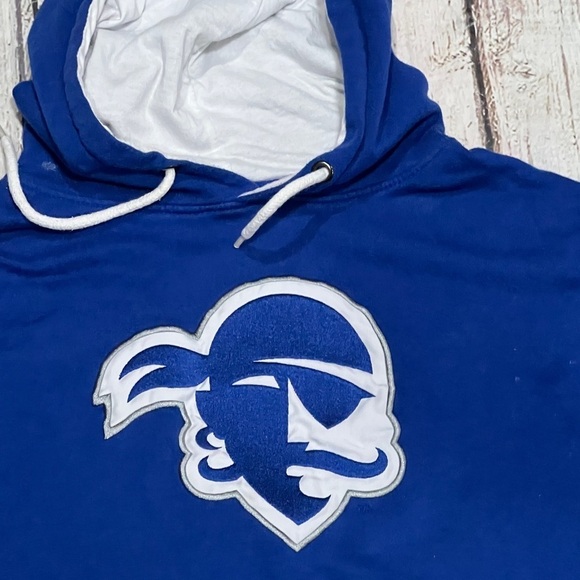 Seton Hall Pirates University Collegate Hoodie Pullover Jumper Sweatshirt Mens - Picture 2 of 3